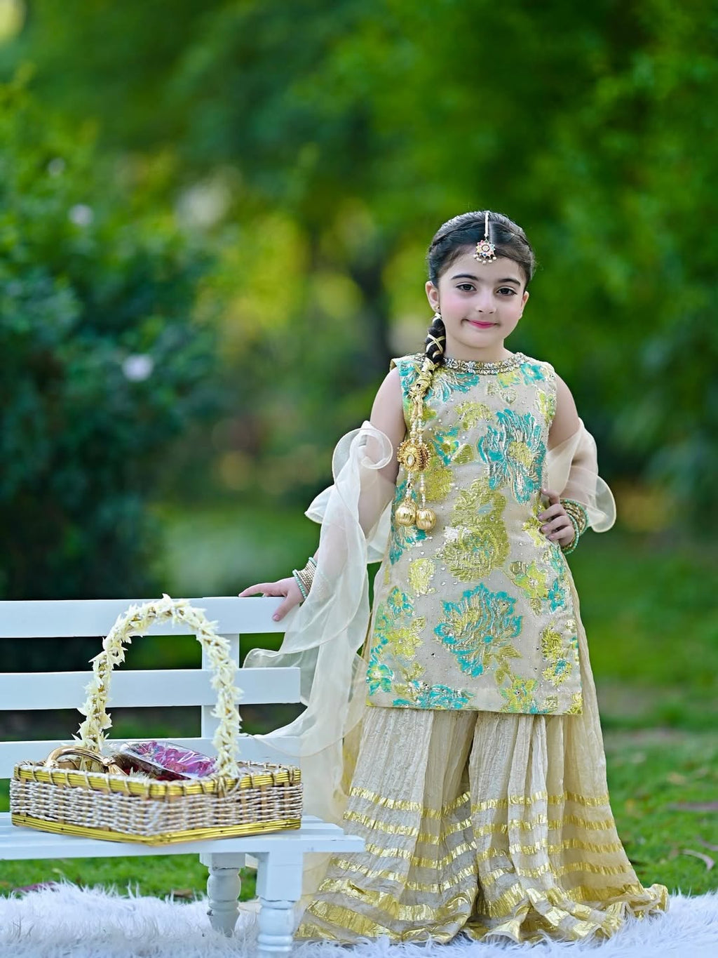 Aanya Green Festive Set