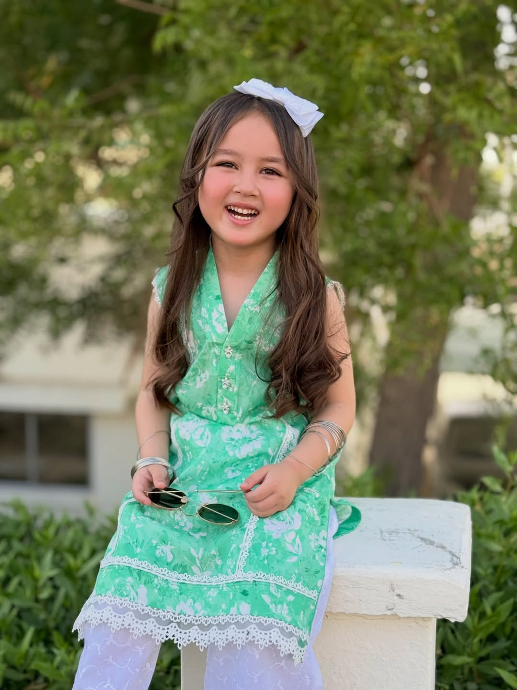 Kiara Aqua Kurti Set