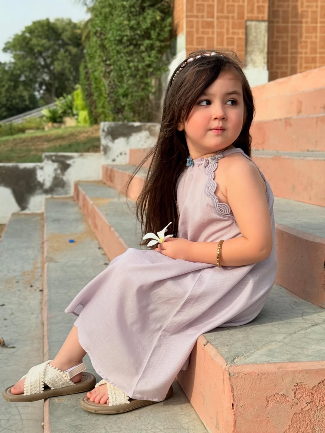 Celestia Charm Casual Midi Dress