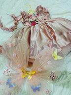 Rose Petal Princess Party Gown