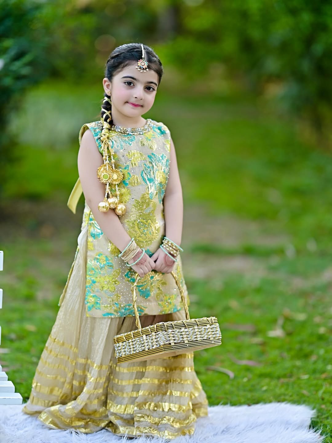 Aanya Green Festive Set