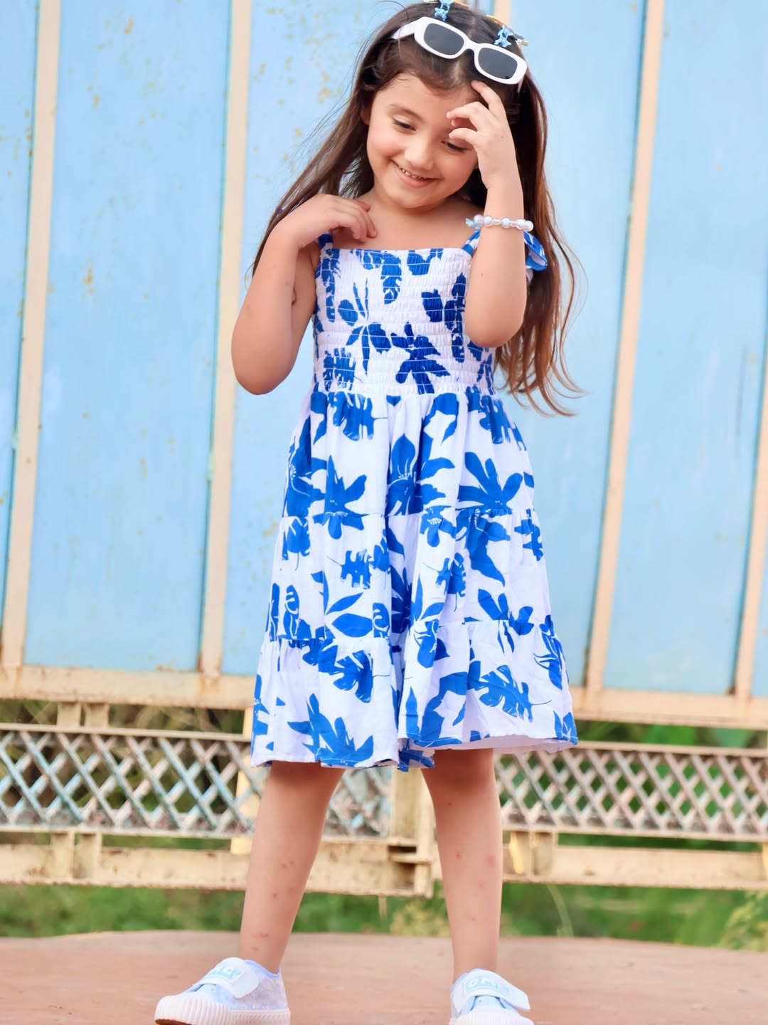 Blue Blossom Summer Dress