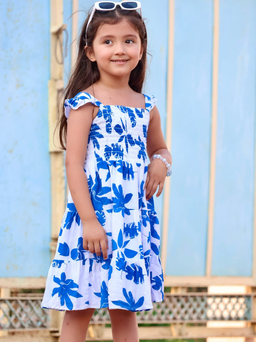 Blue Blossom Summer Dress