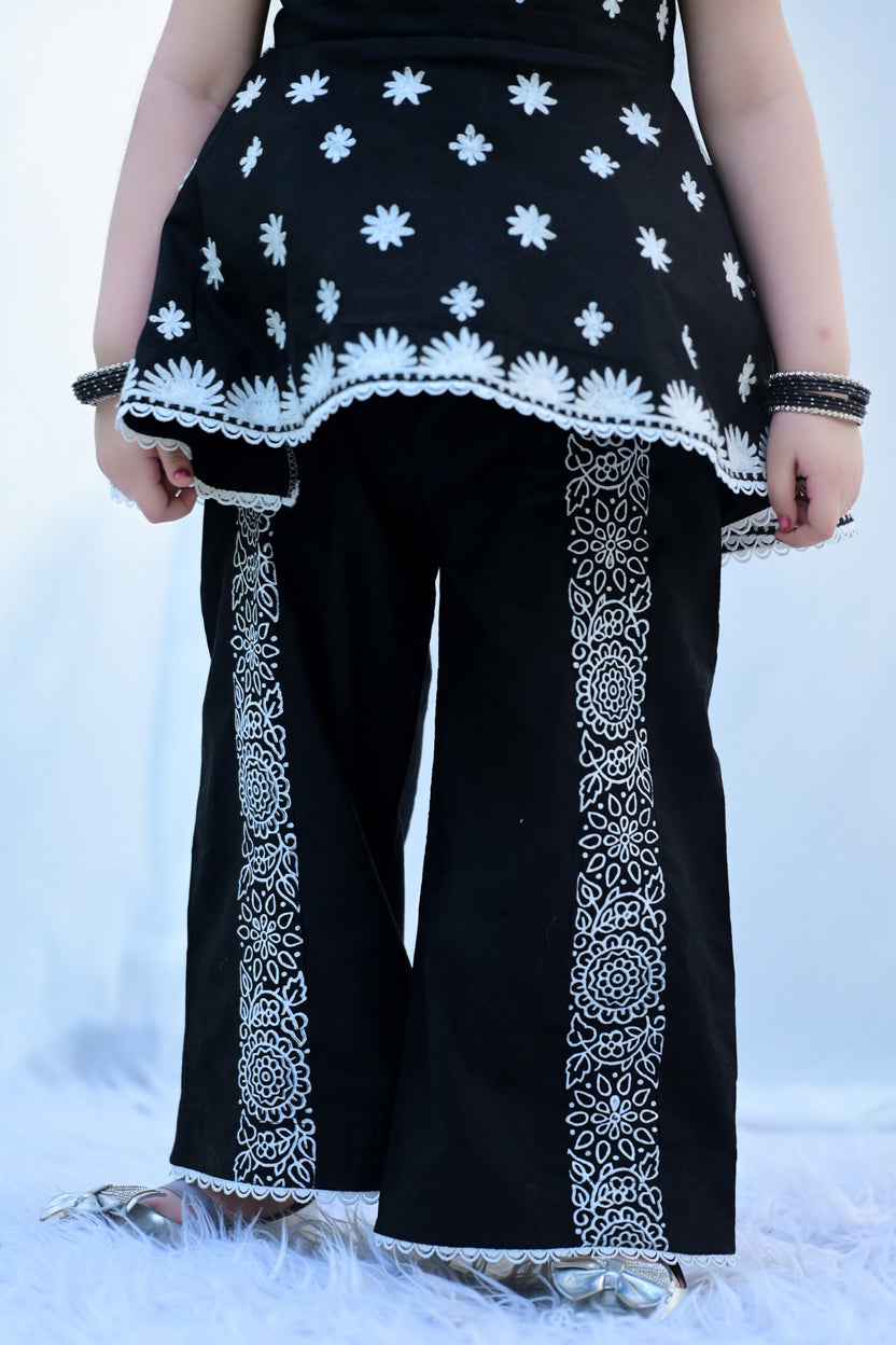 Midnight Bloom Kids Co-ord Set