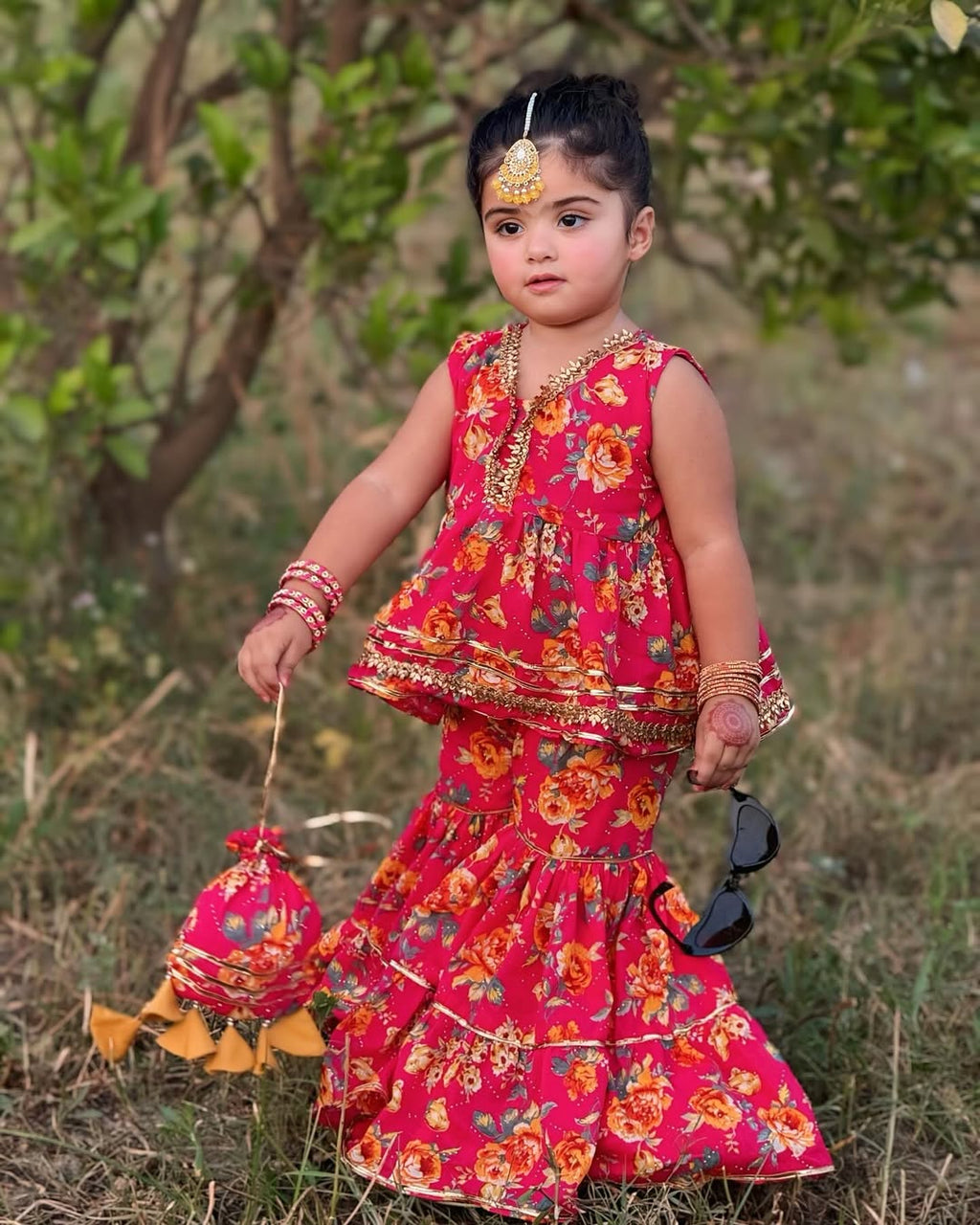 Aafreen Rani Floral Twirl Sharara