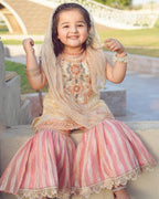 Royal Meher Embroidered Kurti Sharara Set