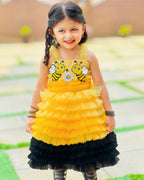 Bumble Spark Ruffle Party  Happy Twirls Gown