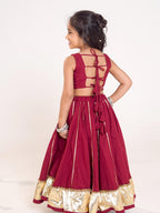 Aaradhya Maroon Royal Lehenga Choli
