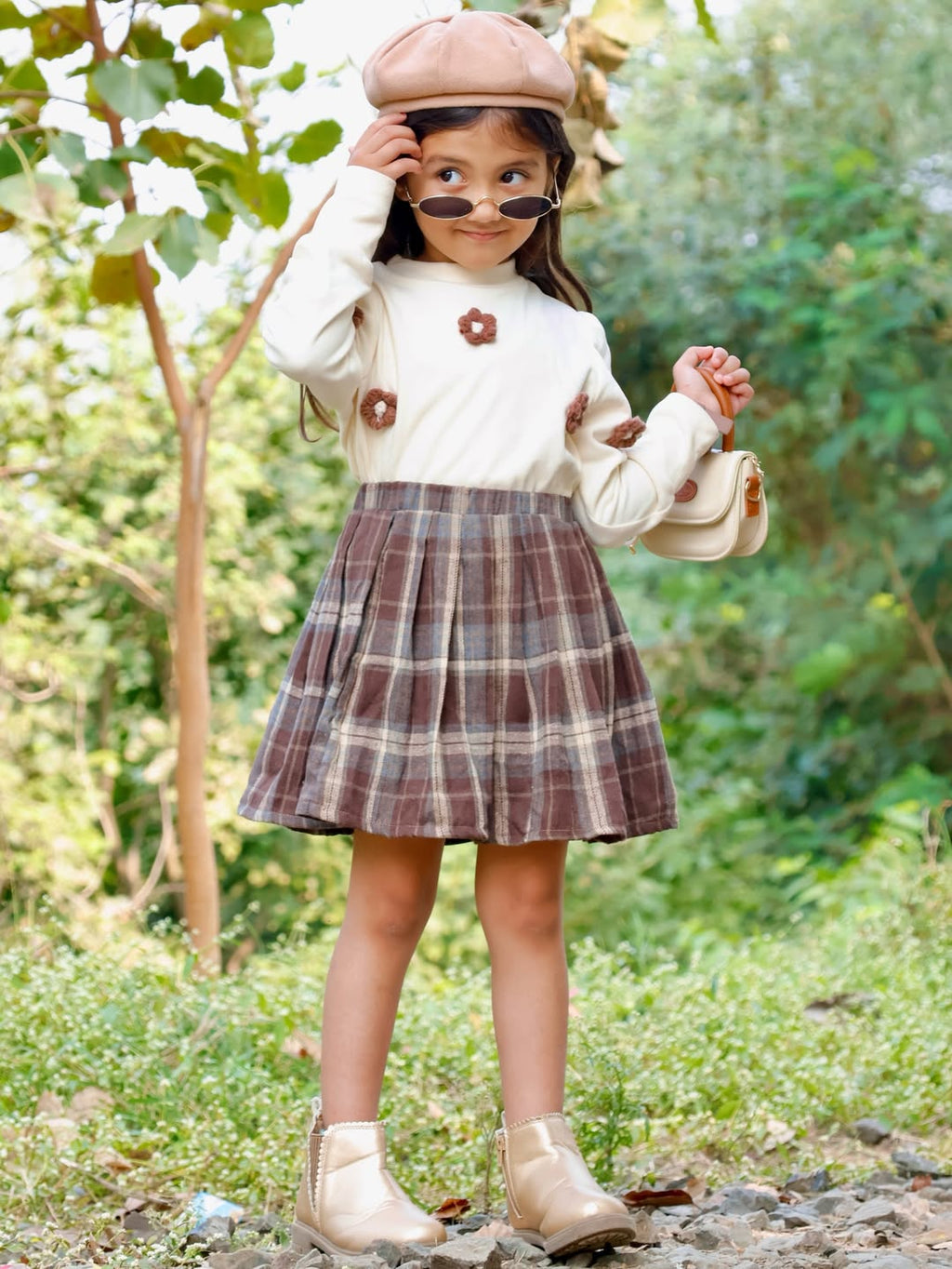 Mini Vogue Party Wear Skirt Set