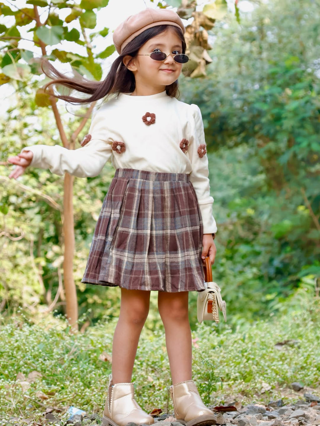 Mini Vogue Party Wear Skirt Set