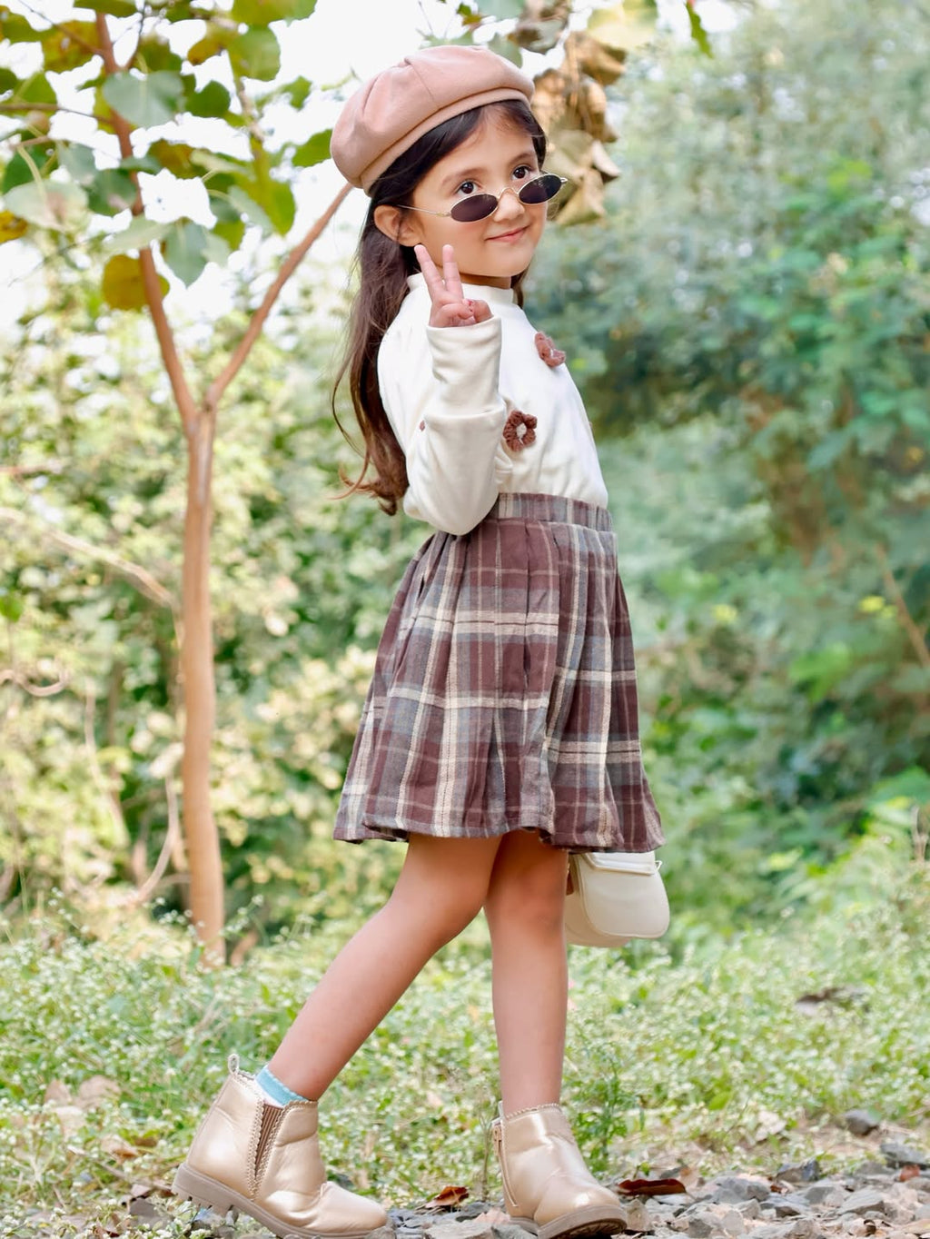 Mini Vogue Party Wear Skirt Set