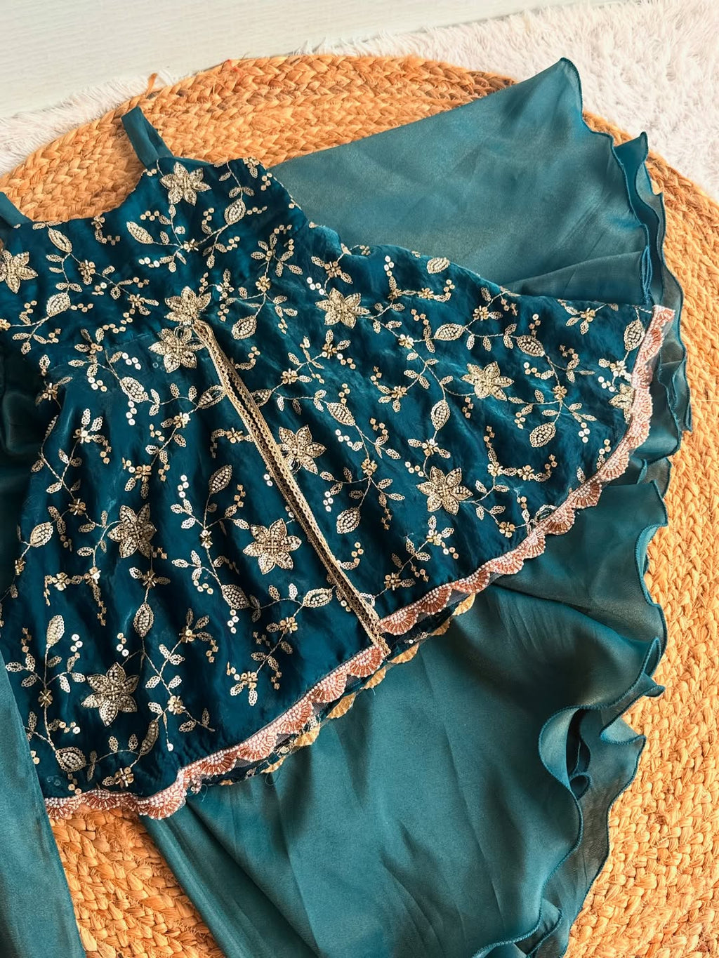 Zivara Sparkle Charm Sharara Set