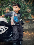Little Biker Boss Graphic Tee & Jogger Set