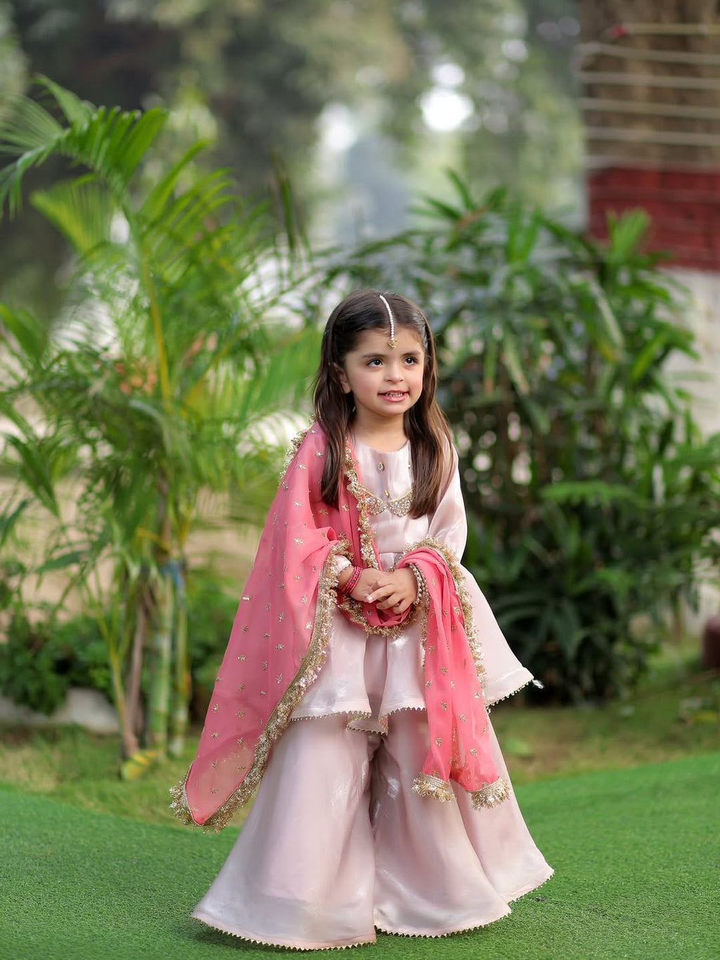 Blush Princess Sharara Set