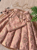 Eloria Blush Brocade Lehenga Set