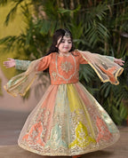 Myra Pastel Garden Lehenga