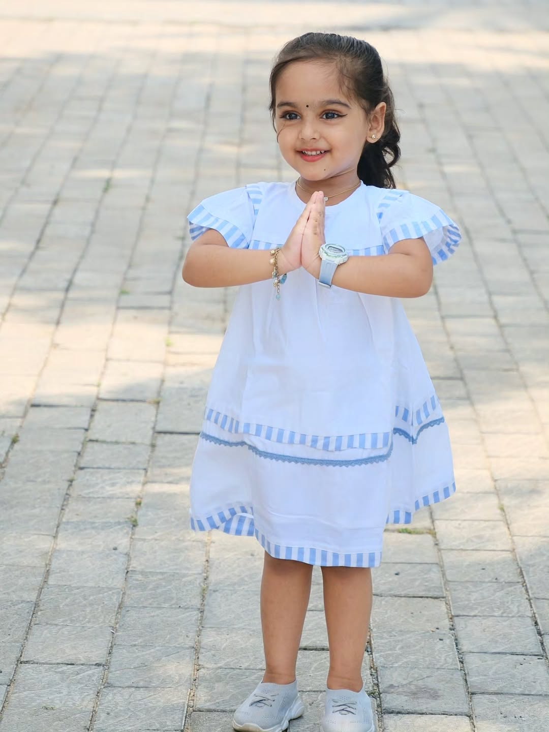 Ava White Angel Dress