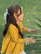Meher Noor Mustard Bloom Set
