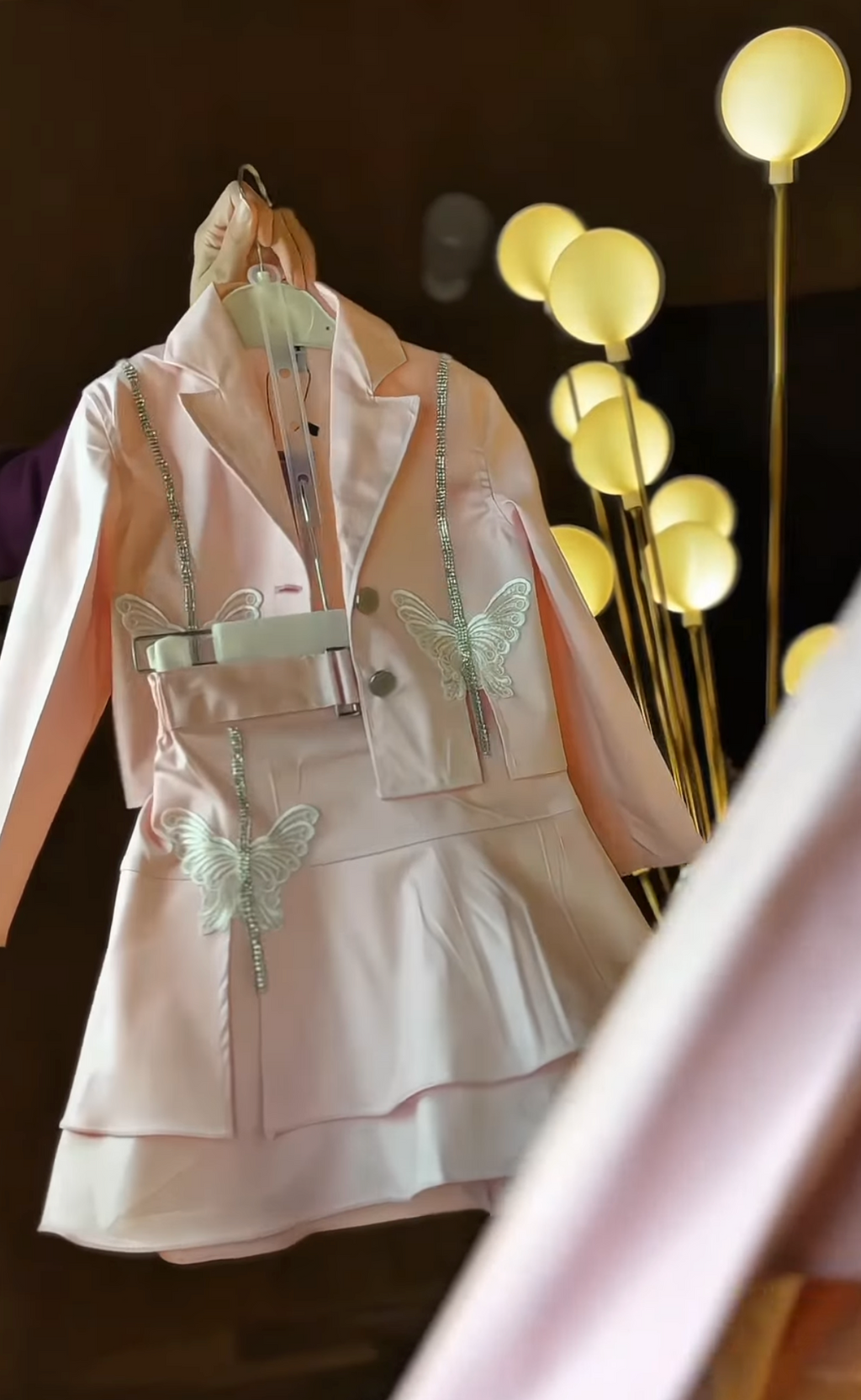 Pearl Glow Designer Skirt Set
