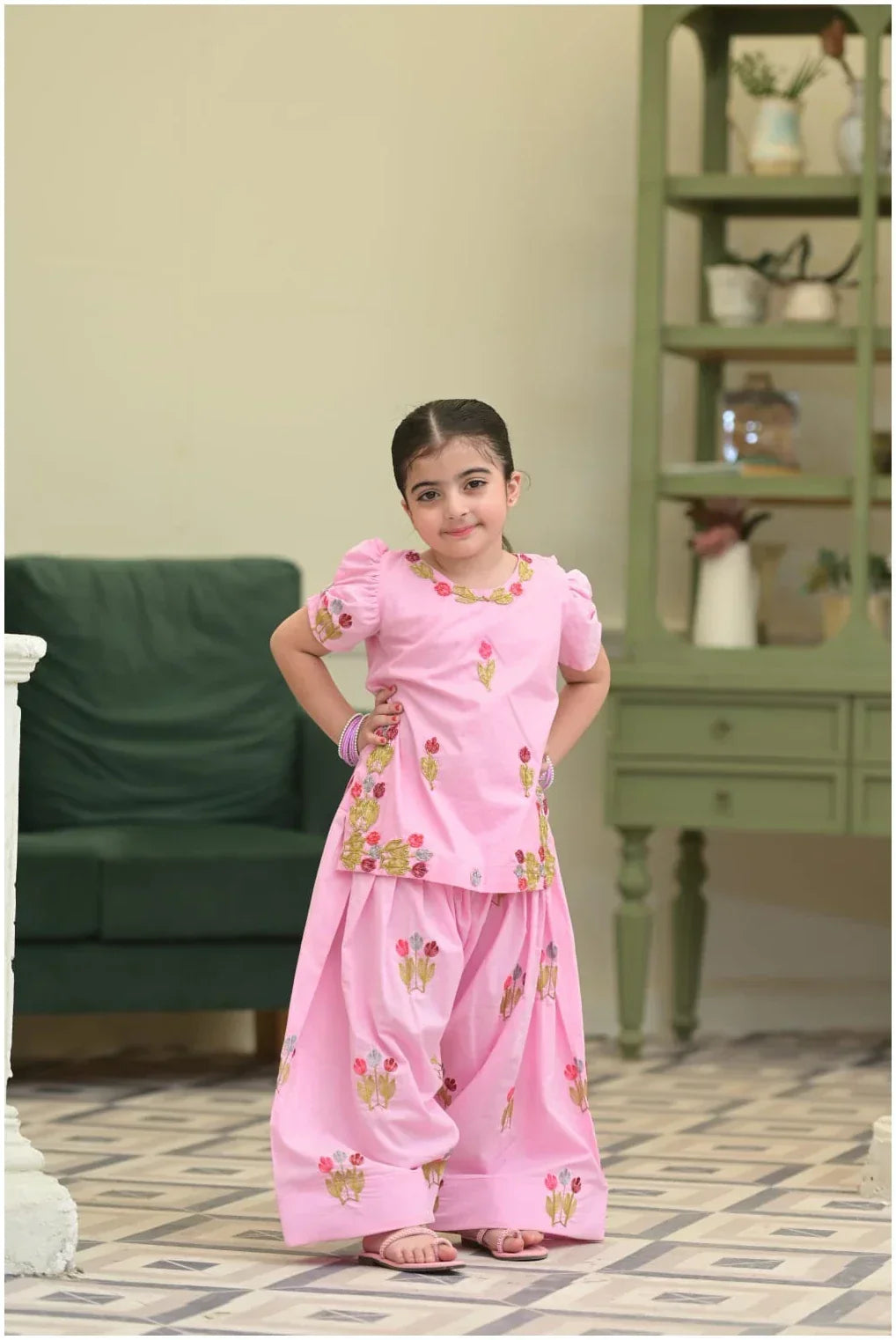 Alaya in phoolkari Suit Set