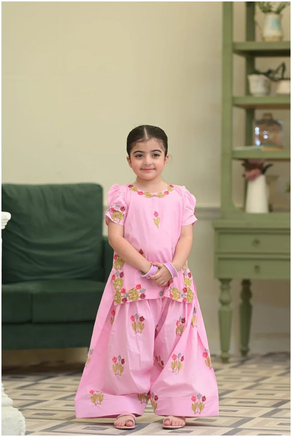 Alaya in phoolkari Suit Set