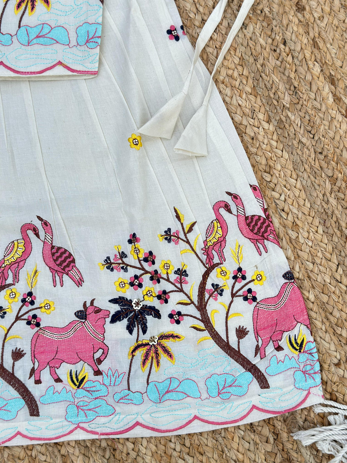 Venetian Premium Cotton Fabric work Lahenga Choli