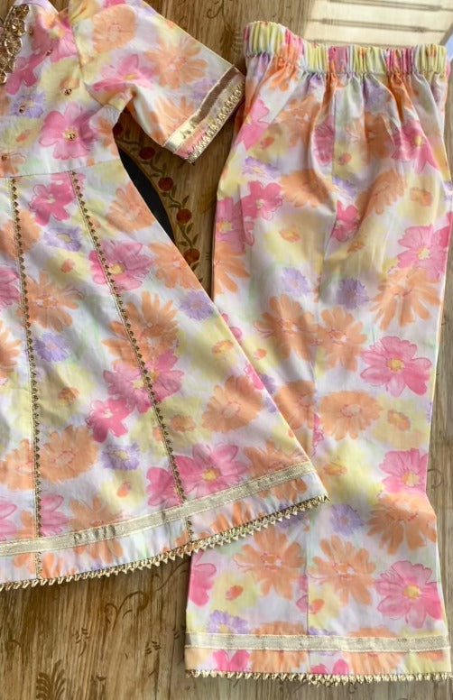 Seraphina Blossom Kurta Pant Set