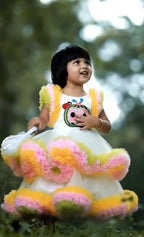 Rosabelle Floral Twirl Couture Dress