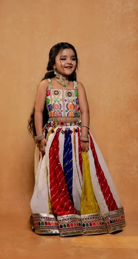 Aarohi Multicolour Traditional Lehenga Choli