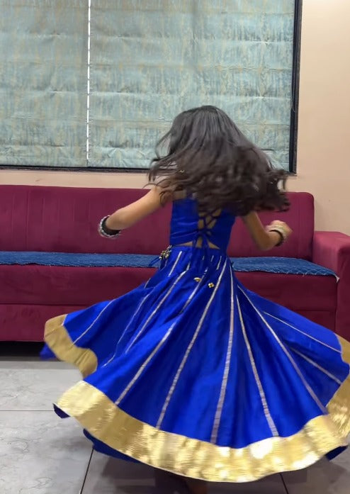 Kiara Blue Ghughri Designer Lehenga Choli