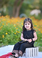 Noor Black & Ruby Kids Co-ord Set