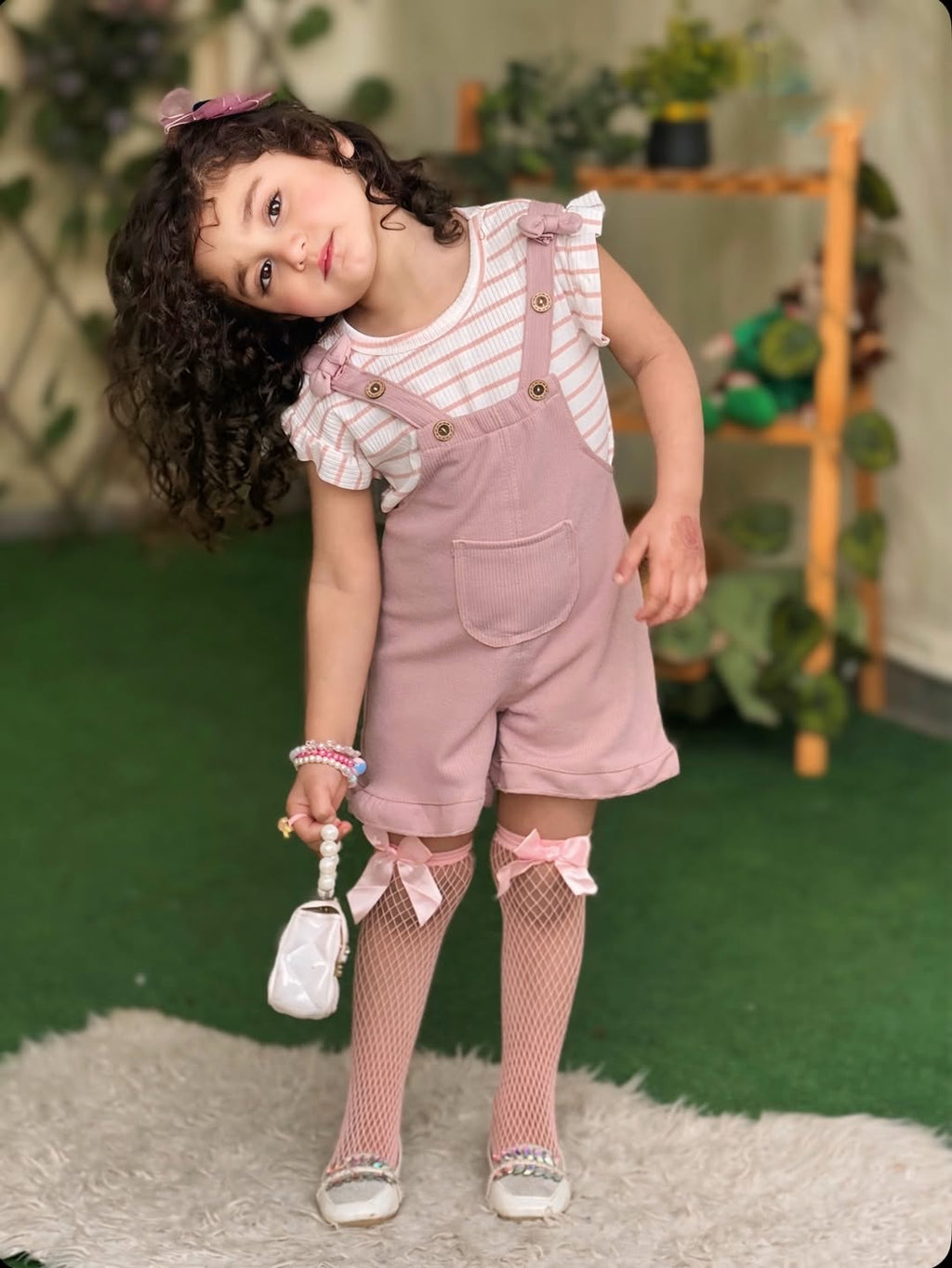 Nova Chic Stylish Dungaree Set