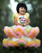 Rosabelle Floral Twirl Couture Dress